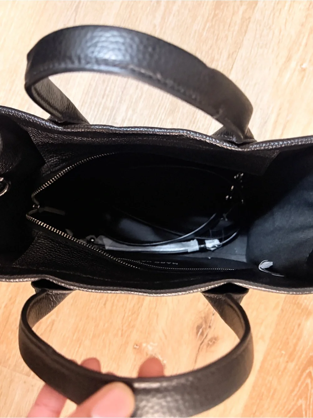Marc Jacobs Black Leather Standard Supply Medium Tote